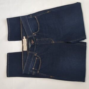 Soft Surroundings Straight Mid Rise Dark Wash Jean Sz Petite Medium 32
